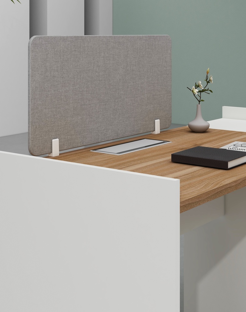 Feta Series- Single side one person workstation with Pedestal having 1 drawer and 1 filing cabinet