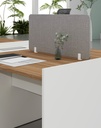 Feta Series - Double side workstation (Cluster of 4) with Pedestal having 1 drawer and 1 filing cabinet