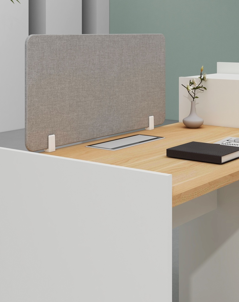 Feta Series- Single side one person workstation with Pedestal having 2 drawers and 1 filing cabinet