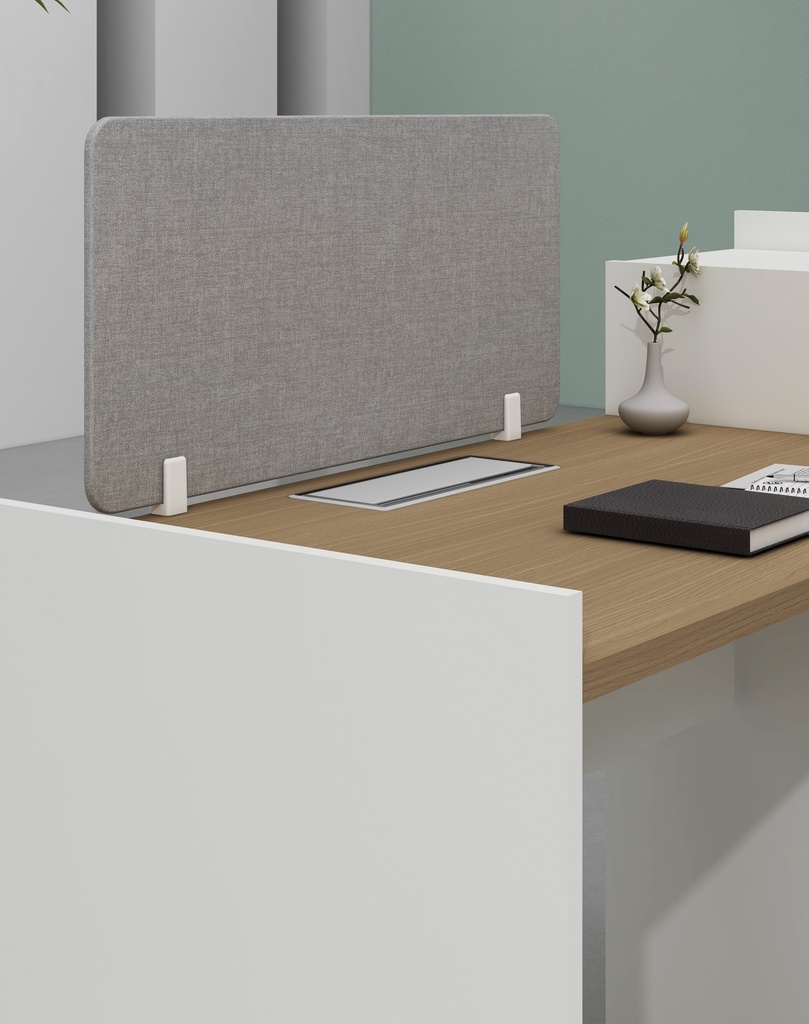 Feta Series- Single side one person workstation with Pedestal having 2 drawers and 1 filing cabinet