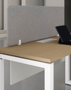 Base Series - Single side workstation (Cluster of 2) Loop leg