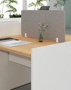 Feta Series - Double side workstation (Cluster of 4) with Pedestal having 2 drawers and 1 filing cabinet