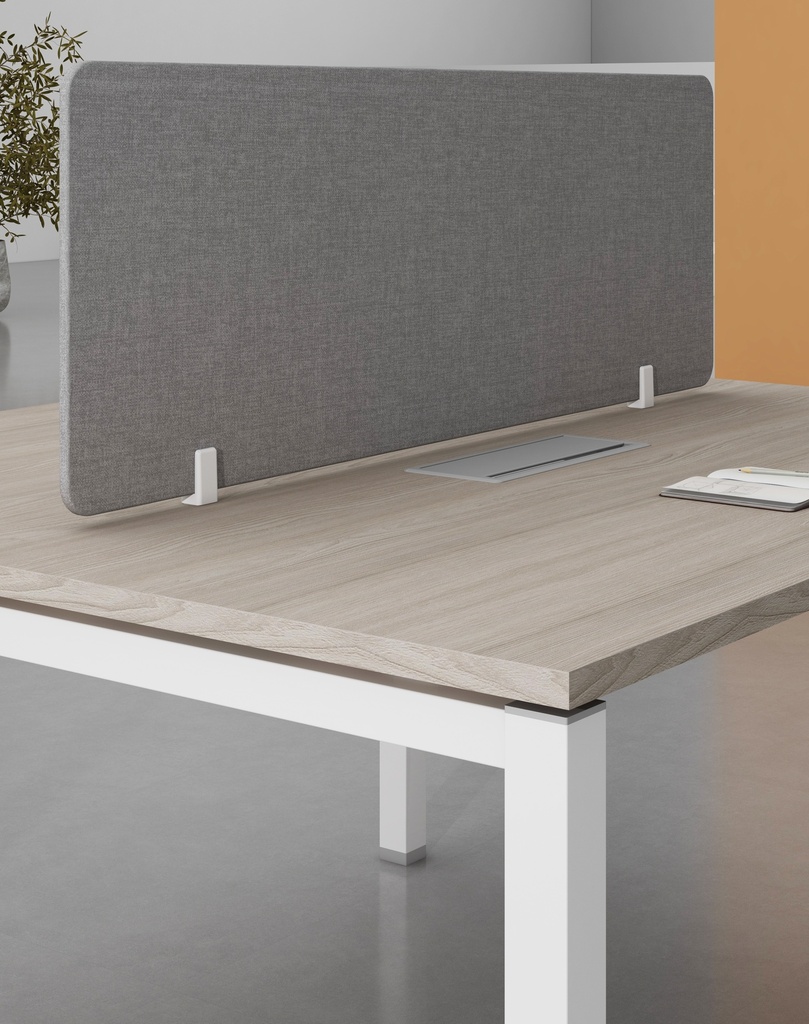 Base Series - Double side workstation (Cluster of 2) Straight leg