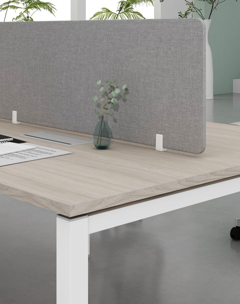 Base Series - Double side workstation (Cluster of 4) Straight leg