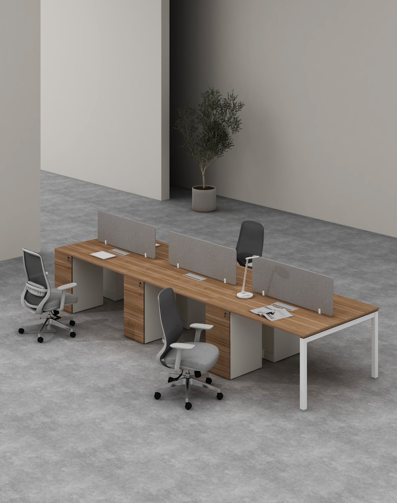 Base Series - Double Side WS (6pax) with 3D Pedestal