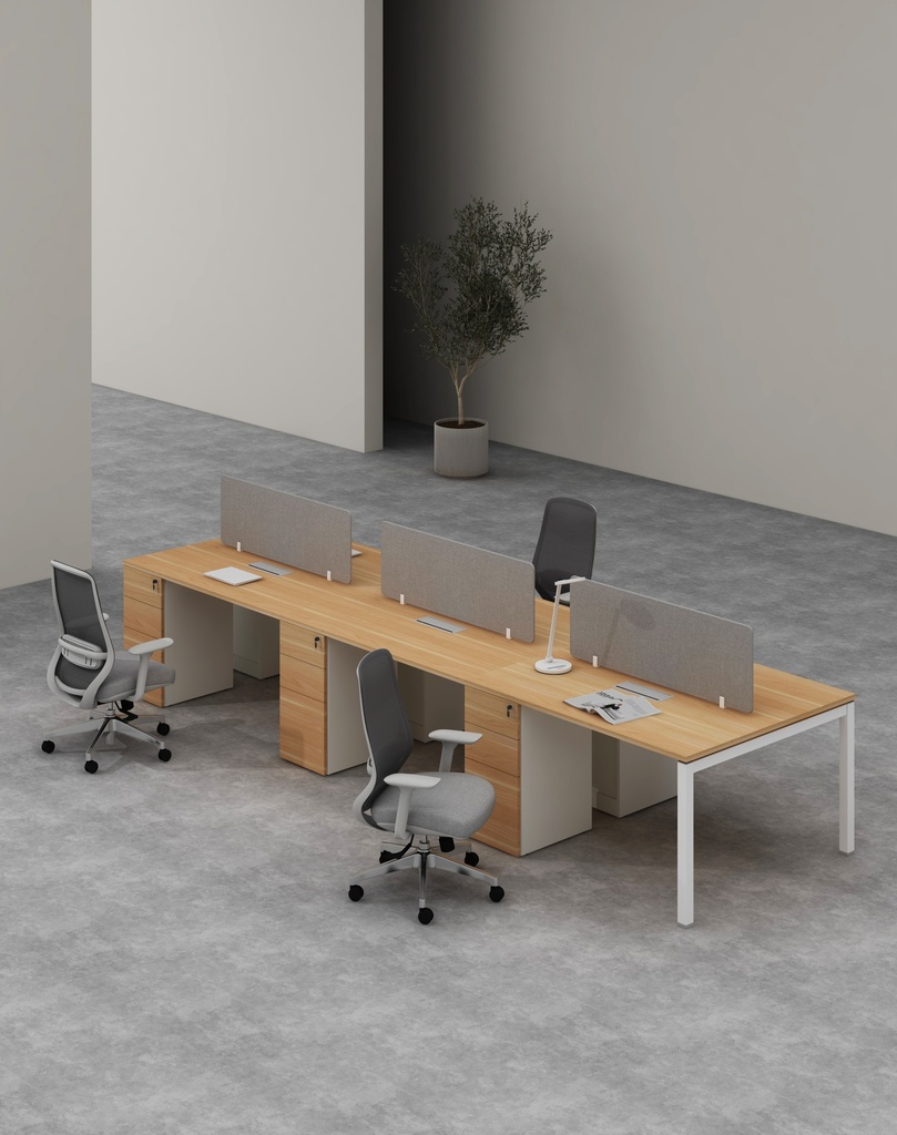 Base Series - Double Side WS (6pax) with 3D Pedestal