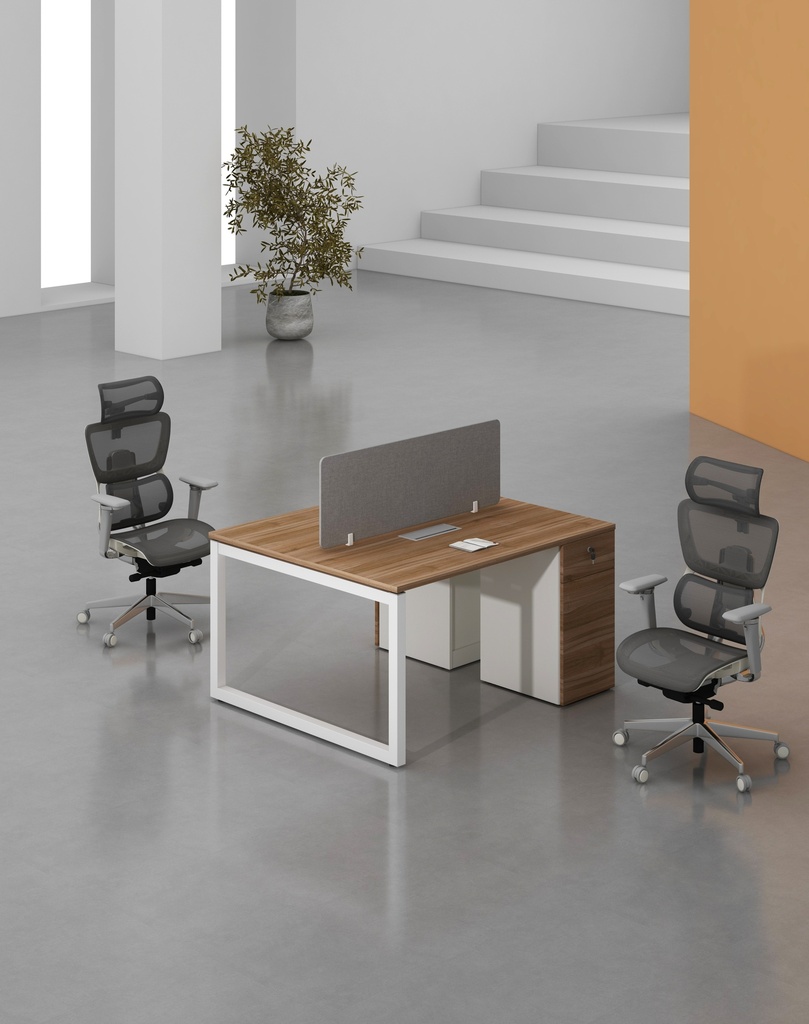 Base Series - Double Side WS (2pax) with Pedestal (1D+1F)