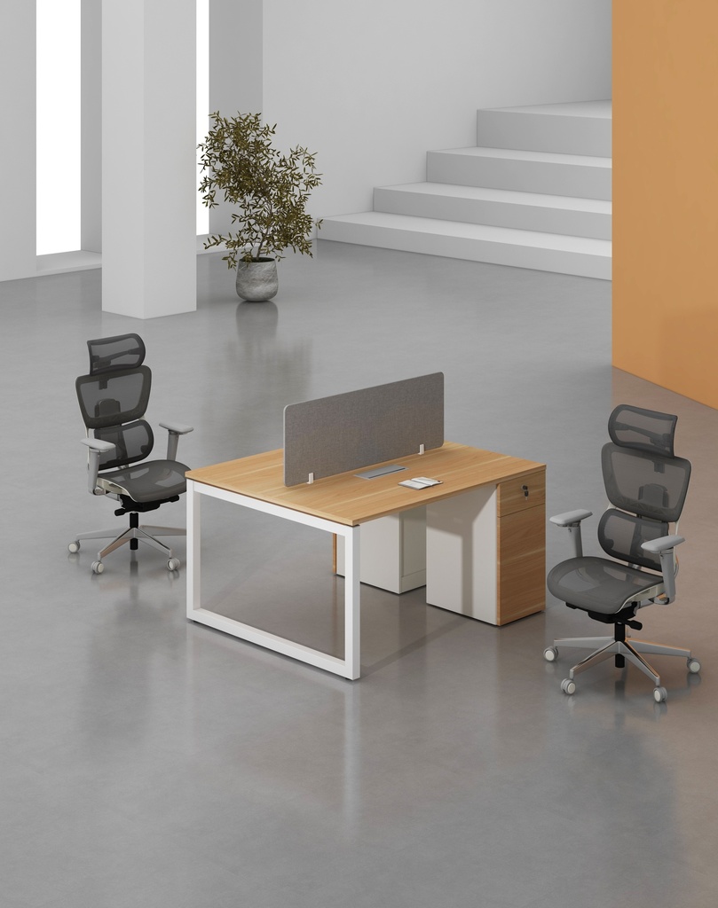 Base Series - Double Side WS (2pax) with Pedestal (1D+1F)