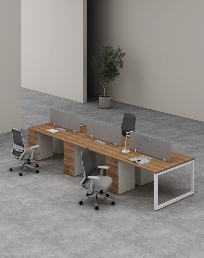 Base Series - Double Side WS (6pax) with 3D Pedestal