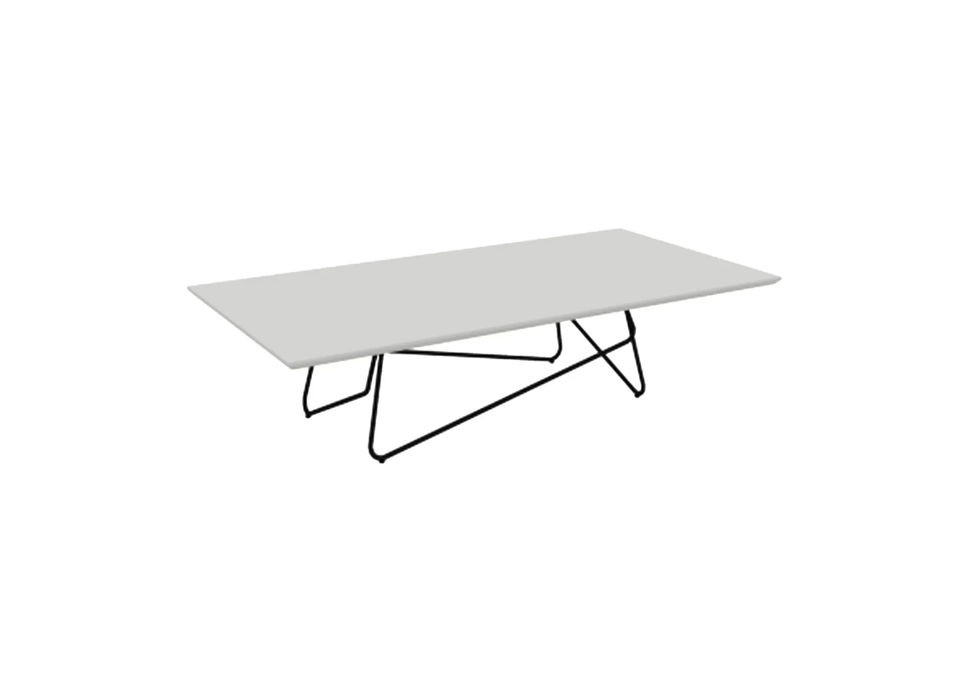 Beam Rectangular Coffee table A (MF001 Moonlight White, 1200*600*280)