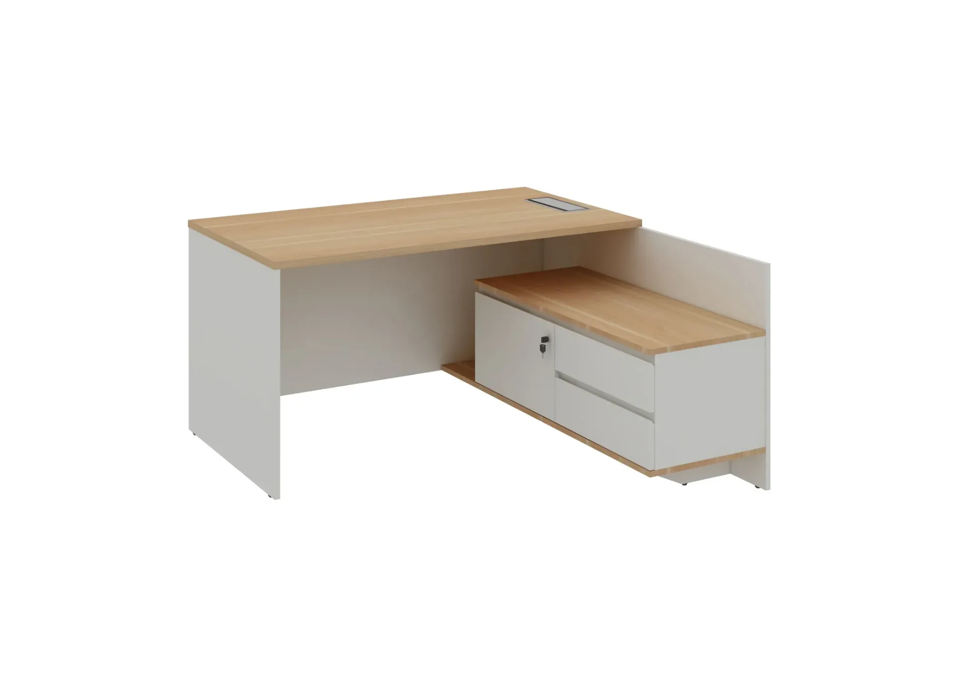 Feta L-shaped Manager Table 