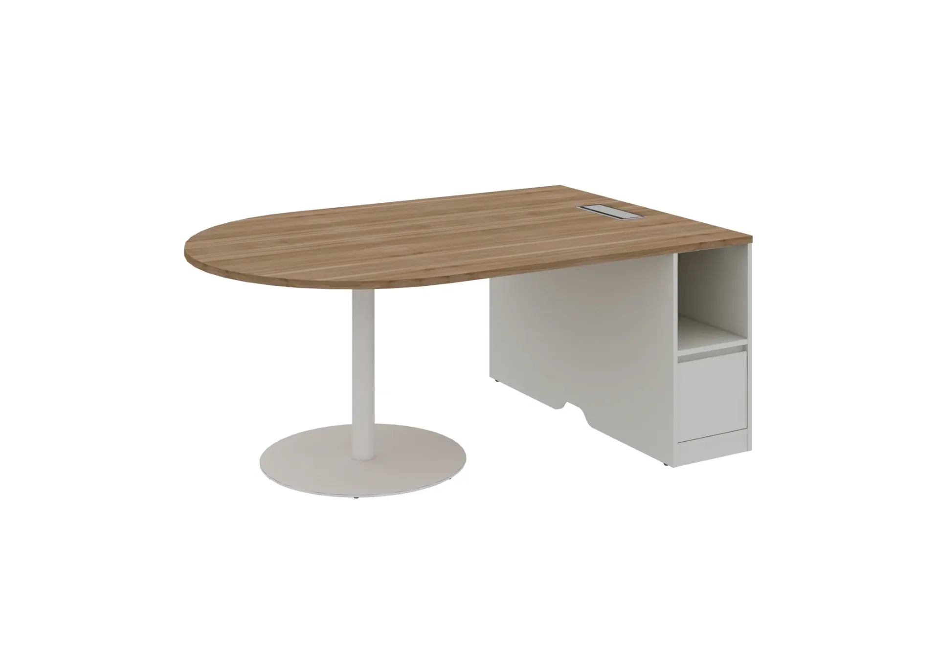 Feta half round meeting table