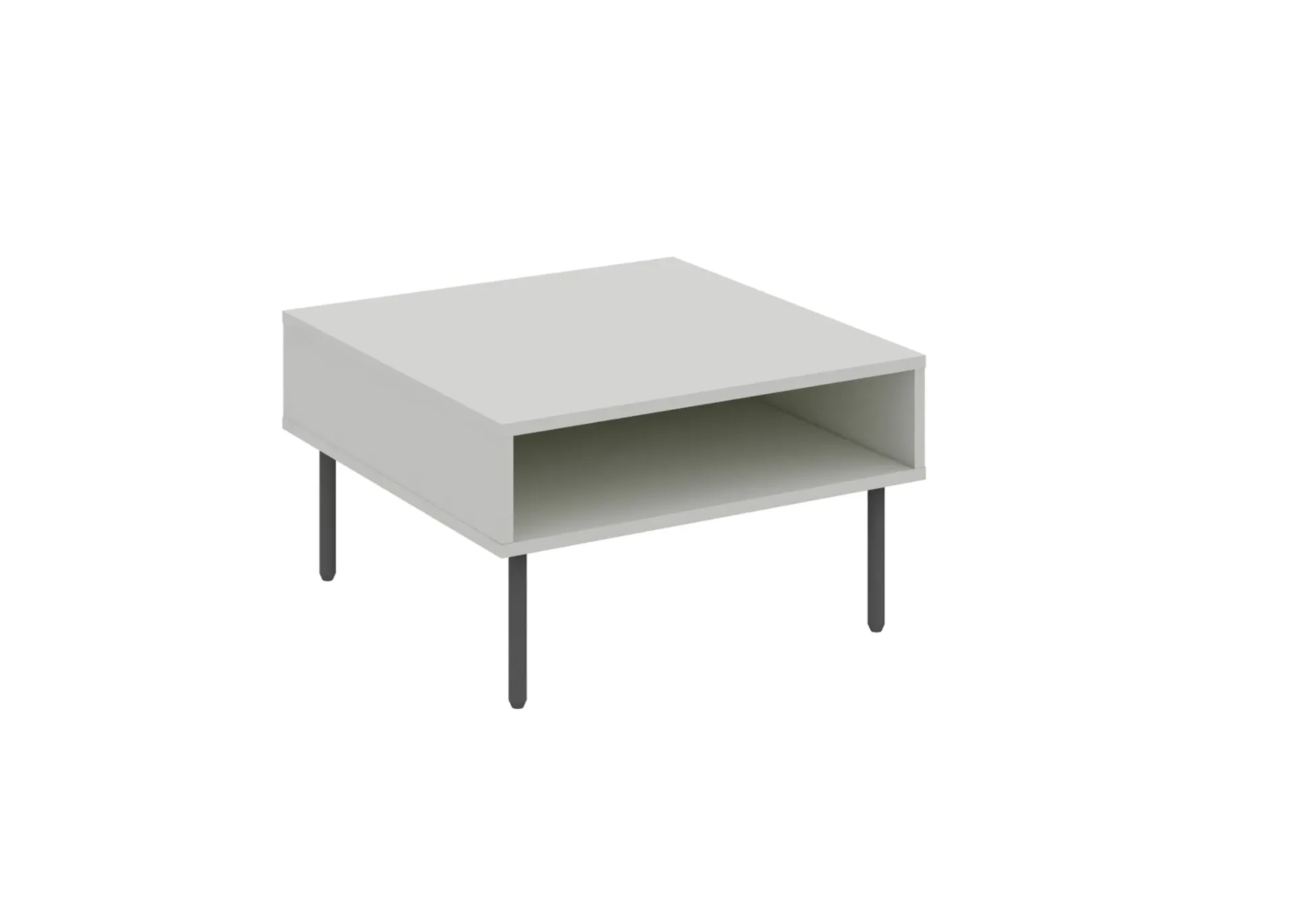 Tide square coffee table (MF001 Moonlight White)