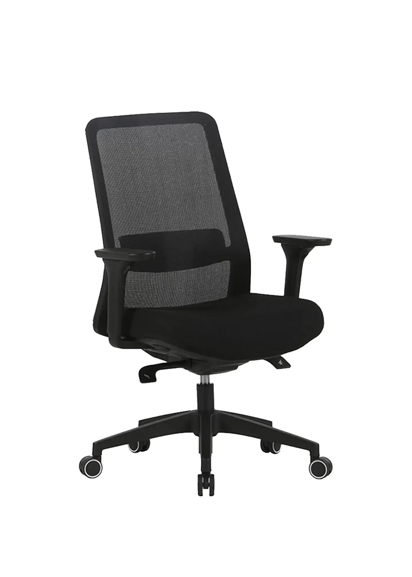 [W-218C-B/CM07-BM] FELIX Ergonomic Mid Back Chair