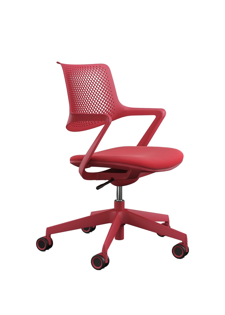 [CP03-RM] PULSE Mid Back Chair (Red)
