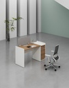 Feta Series- Single side one person workstation with Pedestal having 1 drawer and 1 filing cabinet