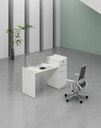Feta Series- Single side one person workstation with Pedestal having 2 drawers and 1 filing cabinet